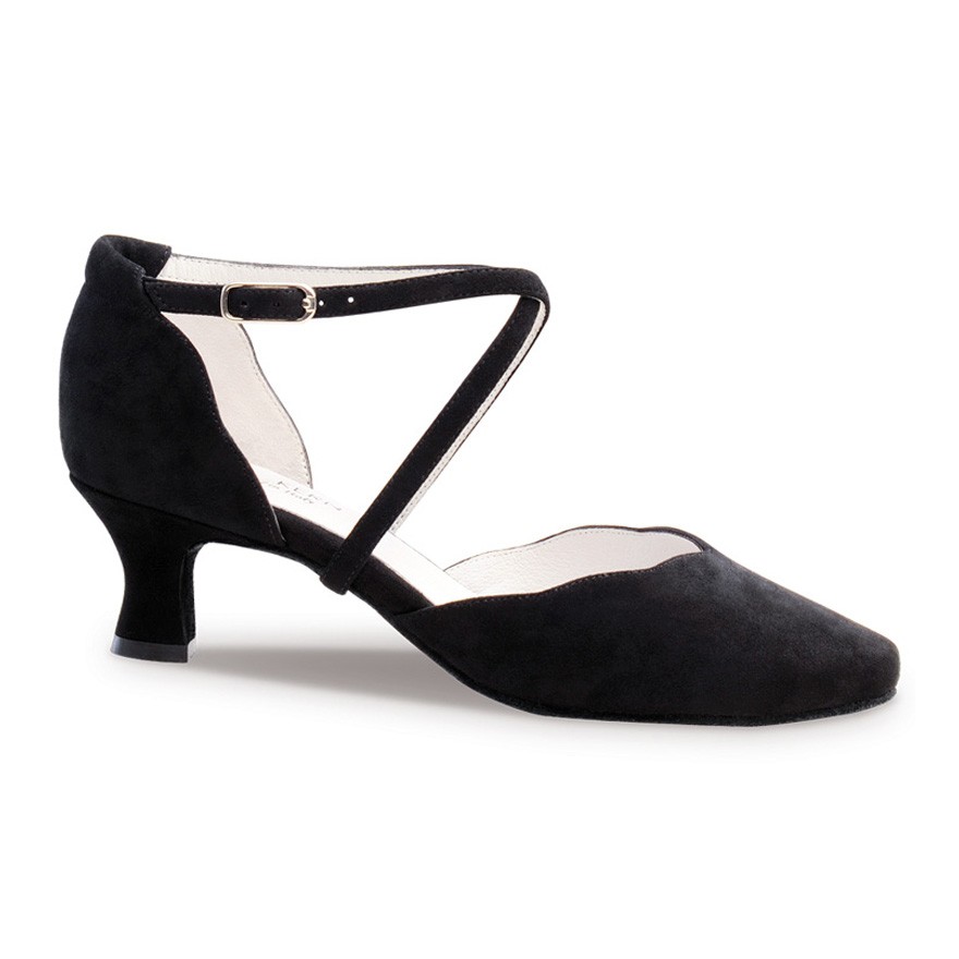 Chaussures de danse Anna Kern "Debora" 5 cm daim noir
