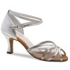 Chaussures de danse Anna Kern "Pandora" 6 cm cuir argent