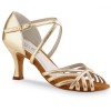 Chaussures de danse Anna Kern "Paloma" 6 cm cuir or 