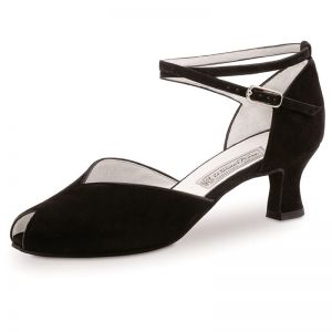 Chaussures de danse Werner Kern "Asta" 5,5 cm daim noir