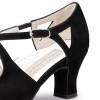 Chaussures de danse Werner Kern "Gala" 6 cm daim noir