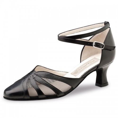 Chaussures de danse Werner Kern "Linda" 5,5 cm cuir noir