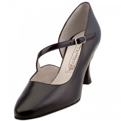 Chaussures de danse Werner Kern "Rita" 6,5 cm cuir noir