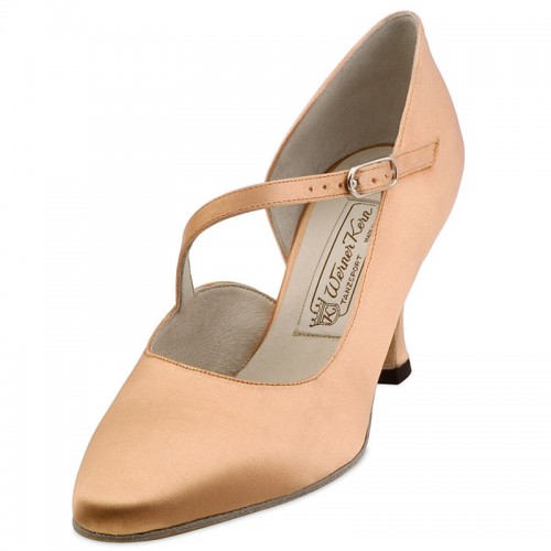 Chaussures de danse Werner Kern "Rita" 6,5 cm cuir noir