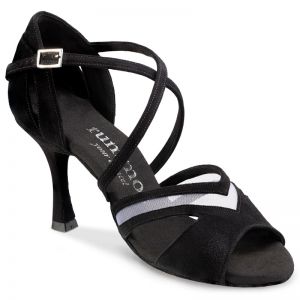 Chaussures de danse Rummos "Doris" nubuck noir