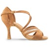 Chaussures de danse Rummos "Doris" nubuck marron clair tan