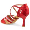 Chaussures de danse Rummos "Doris" cuir rouge