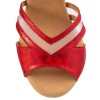 Chaussures de danse Rummos "Doris" cuir rouge