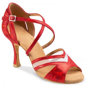 Chaussures de danse Rummos "Doris" cuir rouge