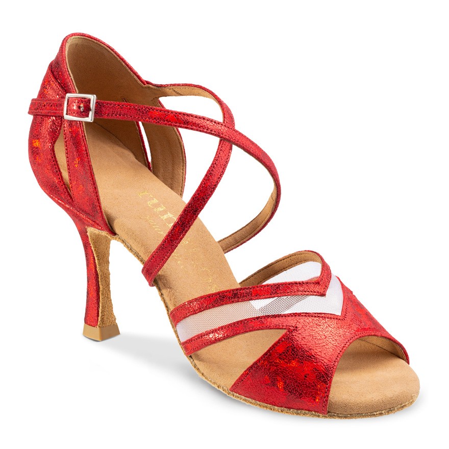 Chaussures de danse Rummos "Doris" cuir rouge