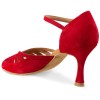 Chaussures de danse Rummos "Stella" nubuck rouge