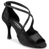 Chaussures de danse Rummos "sorina" cuir noir imitation peau de lézard