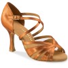 Chaussures de danse Rummos "Rina" satin tan