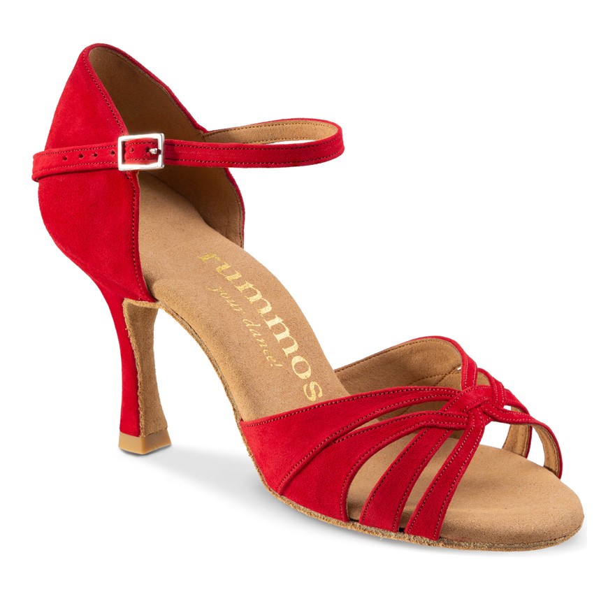 Chaussures de danse Rummos "Adena" Nubuck rouge