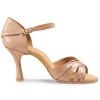 Chaussures de danse Rummos "Adena" cuir vernis beige nude