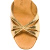 Chaussures de danse Rummos "Kamila" cuir or imitation peau de lézard