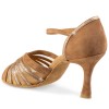 Chaussures de danse Rummos "Tatianna" nubuck marron clair et glitter