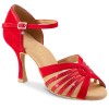 Chaussures de danse Rummos "Tatianna" nubuck et glitter rouge