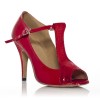 Chaussure de danse Label Latin"Scala" rouge