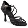 Chaussures de danse professsionnelles Elite Rummos "Eris" satin noir