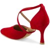 Chaussures de danse Rummos "Krista" nubuck rouge