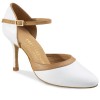 Chaussures de danse Rummos "Brenda" cuir blanc