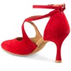 Chaussures de danse Rummos "Olivia" nubuck rouge