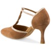 Chaussures de danse Rummos "Karen" nubuck marron camel