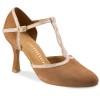 Chaussures de danse Rummos "Karen" nubuck marron camel