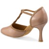 Chaussures de danse Rummos "Karen" cuir vernis beige