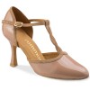 Chaussures de danse Rummos "Karen" cuir vernis beige