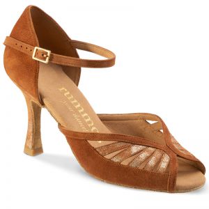 Chaussures de danse Rummos "Stella" nubuck marron