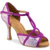 Chaussures de danse Rummos "Santigols" cuir violet effet miroir