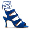 Chaussures de danse Rummos "Tina" nubuck bleu roy