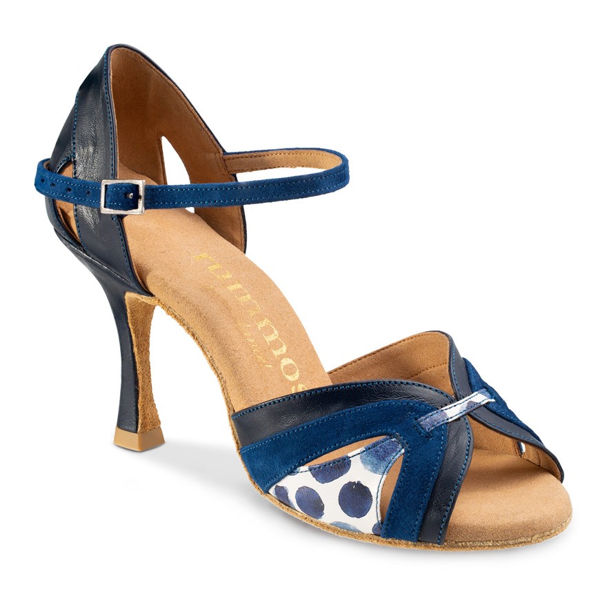 chaussure talon bleu marine