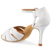 Chaussures de danse professionnel Eilte Rummos "Aura" cuir blanc
