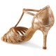 Chaussures de danse profesisonnel Elite Rummos "Karina" cuir tan marbré argent