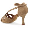 Chaussures de danse Rummos "Lana" cuir tan fleuri