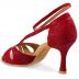 Chaussures de danse Rummos "Lana" cuir rouge texturé