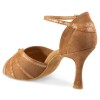 Chaussures de danse Rummos "Angela" daim tan et cuir marbré or