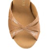 Chaussures de danse Rummos "Kamila" ²nubuck tan et cuir tan marbré or