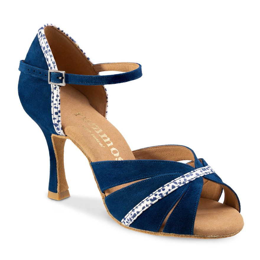 Chaussures de danse Rummos "Lorena" daim bleu marine