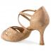 Chaussures de danse Rummos "Salena" cuir beige doré imitation peau de lézard