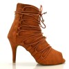 Chaussures de danse kizomba Label Latin " Alexa" caramel 