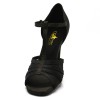 Chaussures de danse salsa Label Latin "Alma" Satin noir