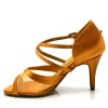 Chaussures de danse salsa Label Latin "Luna" Satin tan