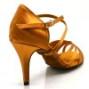 Chaussures de danse salsa Label Latin "Nathalia" Satin tan