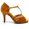 Chaussures de danse salsa Label Latin "Soana" Satin tan