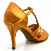 Chaussures de danse salsa Label Latin "Soana" Satin tan