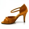 Chaussures de danse salsa Label Latin "Serena" Satin tan